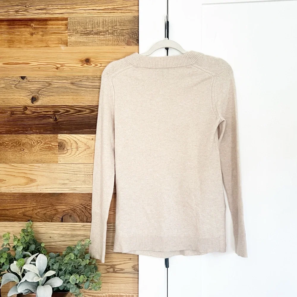 Rag & Bone 100% Cashmere Alexis Tunic Sweater Cream Color XS